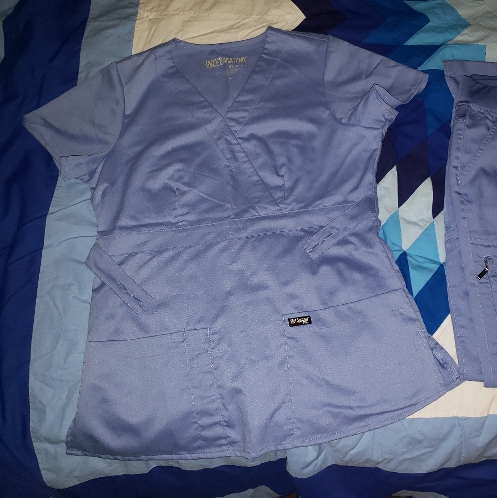 Ciel Blue Scrub Set